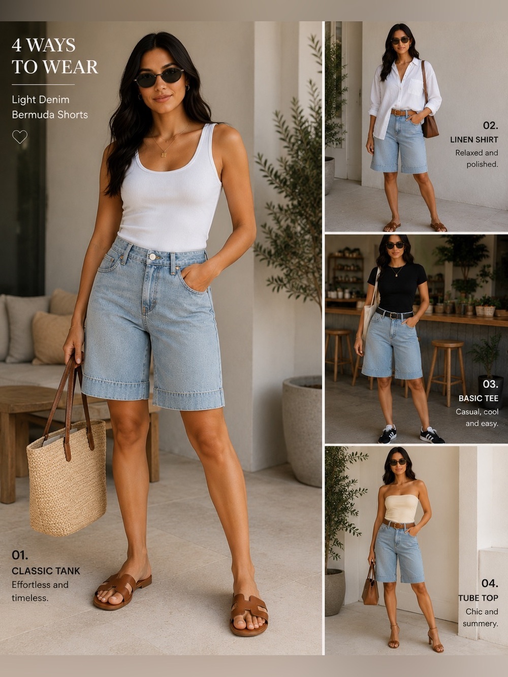 Signature by Levi Strauss Light Blue Jean Shorts